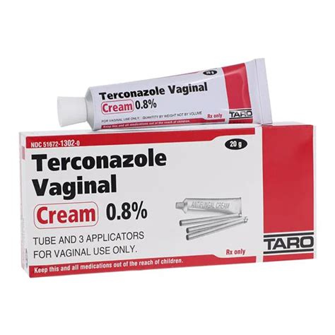 The reason I went in in the first place was for. . What to expect when using terconazole cream